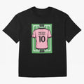 Leo Messi Inter Miami 8-Bit Soccer Football Classic T-Shirt Celebrate Golden Goal Energy In FIFA World Cup 2026 Group, Adidas Football Jersey For Match Day, Nike Soccer Shirt For Messi Fans, Jordan Match Day Top, Kane Spain Watch Party