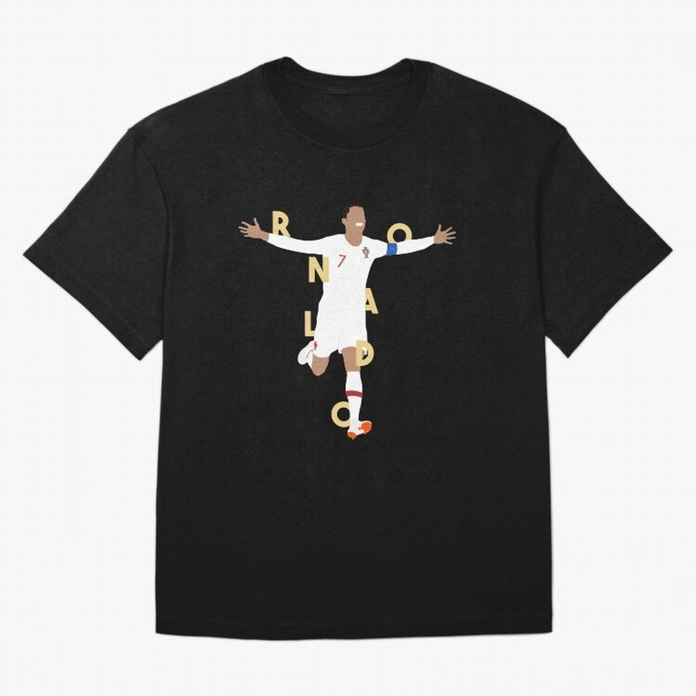 Ronaldo (Gold) Classic T-Shirt France Haaland World Cup 2026 Jersey, Jordan Supporter Tee, Match Day, Nike World Cup Shirt, Adidas Football Fan Top, Yamal Switzerland Goal Celebration