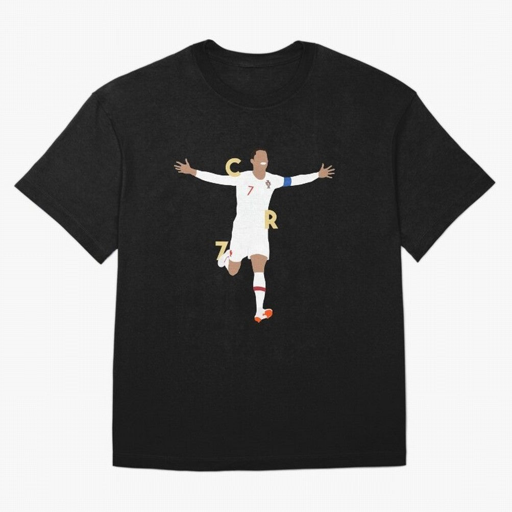 CR7 (Gold) Classic T-Shirt Join The Global Buzz Around The FIFA World Cup 2026 USA, Adidas Match Day Jersey For Fan Club, Jordan Football Shirt For Messi Fans, Nike Soccer Fan Top, Foden Spain Knockout Round