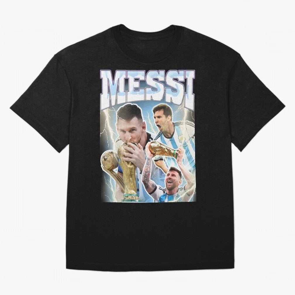 Messi Champion Vintage Retro Design Classic T-Shirt Celebrate Football Dreams Across FIFA World Cup 2026 USA Jersey, Jordan Supporter Tee, Mbappe France Fans, Nike World Cup Shirt, Adidas Football Fan Top, Pedri Croatia Goal Celebration