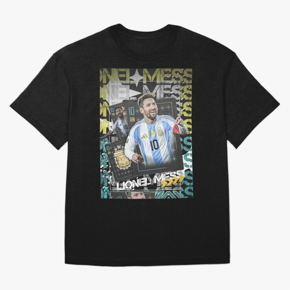 Lionel Messi Argentina Maestro Trading Card Cinematic Poster Classic T-Shirt Bring A Champion Mindset To FIFA World Cup 2026 USA Fan Jersey, Adidas Football Tee, Netherlands Supporter Shirt, Nike Soccer Shirt, Mbappe Jordan Match Day Top, De Bruyne