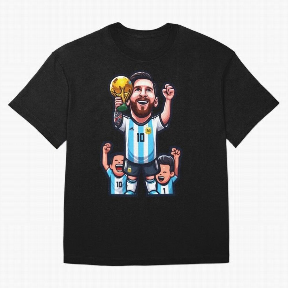 Lionel Messi Digital Print on T-Shirt Classic T-Shirt Build FIFA World Cup 2026 Group Stage Spirit, Connected Fan Jersey, Nike Match Day Shirt, Portugal Supporter Shirt, Adidas Supporter Tee, Messi Jordan Soccer Fan Top, Haaland Japan Supporter Night