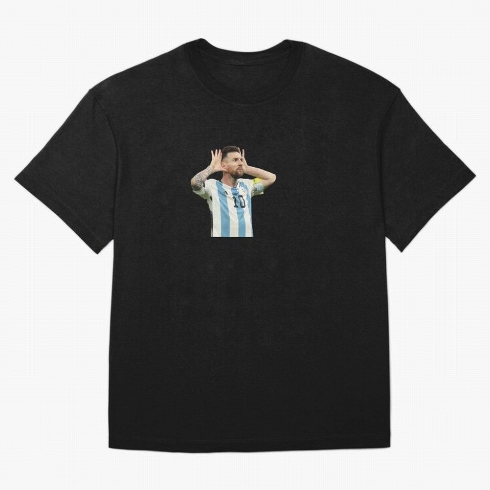 Lionel Messi Argentina Celebration Sticker T-Shirt Keep The Match Day Mood Of The FIFA World Cup 2026, Nike Football Jersey For Match Day, Adidas Soccer Shirt For Mbappe Fans, Jordan Fan Top, Saka Argentina Watch Party