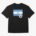 Flag of Argentina with a Football T-Shirt Show Fan Pride Across FIFA World Cup 2026 Group Stage Fan Jersey, Adidas Soccer Tee, Germany Supporter Shirt, Nike Football Fan Shirt, Haaland Jordan Supporter Top, Rodri Colombia Supporter Night