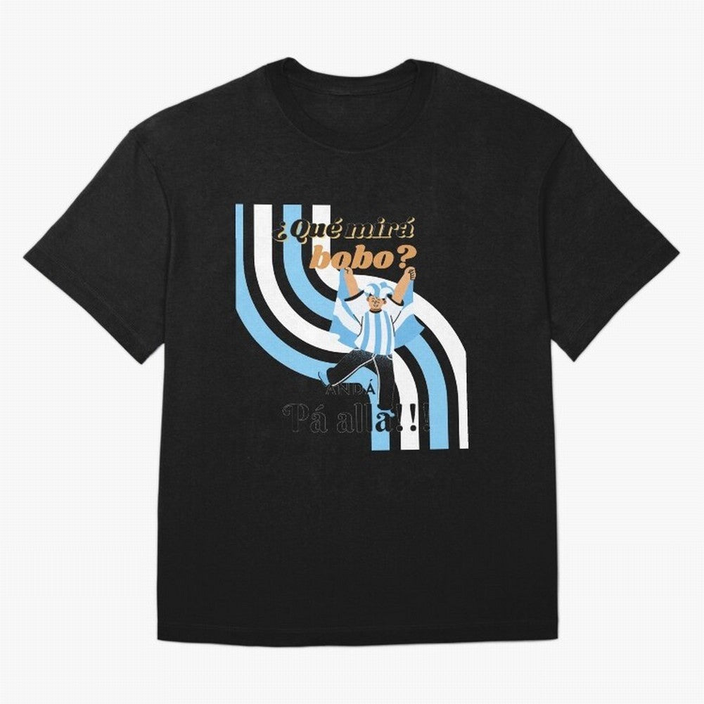 Vintage Messi Argentina Que Mira Bobo Classic T-Shirt Messi Spain Football Jersey, Adidas Football Tee, World Cup 2026, Nike Soccer Shirt, Jordan Match Day Top, Salah France Stadium Chant