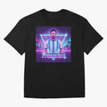 ?Argentina Football Legend Messi Cyberpunk Retro Futurist Design (Version 5) Classic T-Shirt Carry Global Football Passion For FIFA World Cup 2026 Jersey, Adidas Football Tee, Messi France Fans, Nike Soccer Shirt, Jordan Match Day Top, Pedri