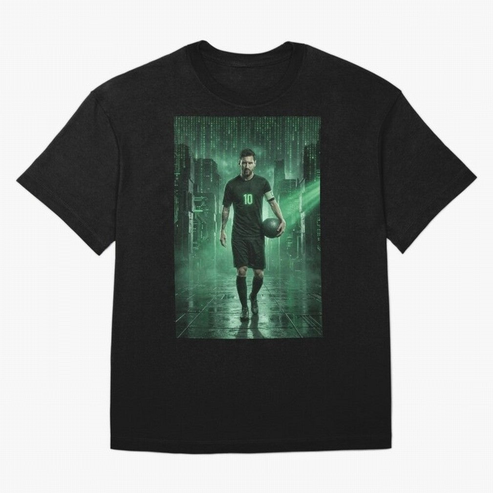 The Legend Lionel Messi Inside The Matrix Realm (Version 2) Classic T-Shirt Mbappe Netherlands Football Jersey, Adidas Football Tee, World Cup 2026, Nike Soccer Shirt, Jordan Match Day Top, Bellingham USA Watch Party