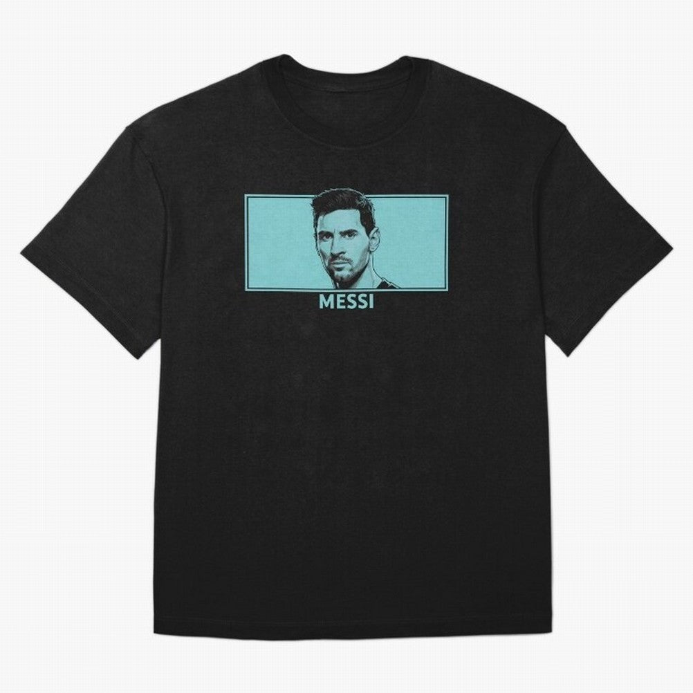 Messi Portrait - The Legend of Football Classic T-Shirt Mbappe Spain Football Jersey, Adidas Football Tee, World Cup 2026, Nike Soccer Shirt, Jordan Match Day Top, Rodri France Stadium Chant