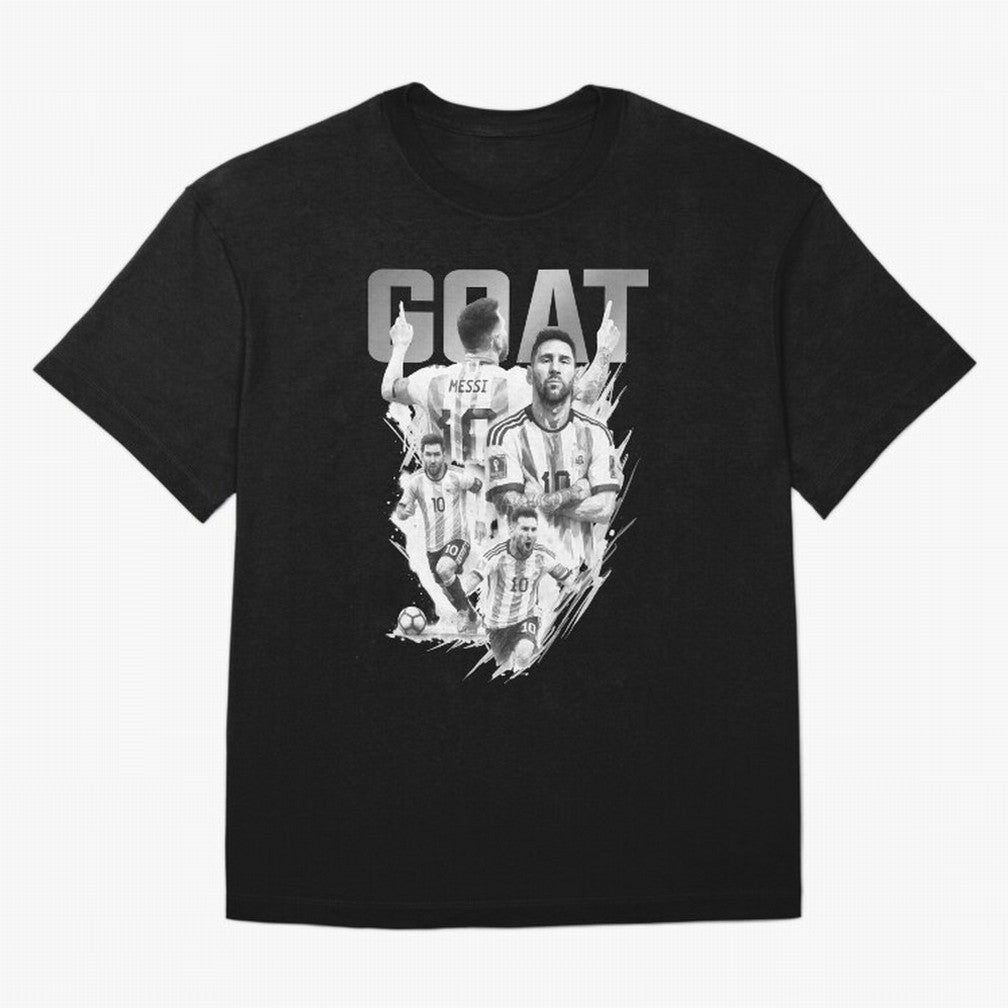 BLACK WHITE GOAT Lionel Messi watercolor illustration Classic T-Shirt Spain Messi World Cup 2026 Jersey, Nike Football Tee, Group Stage, Adidas Soccer Shirt, Jordan Fan Top, Yamal Senegal Group Stage