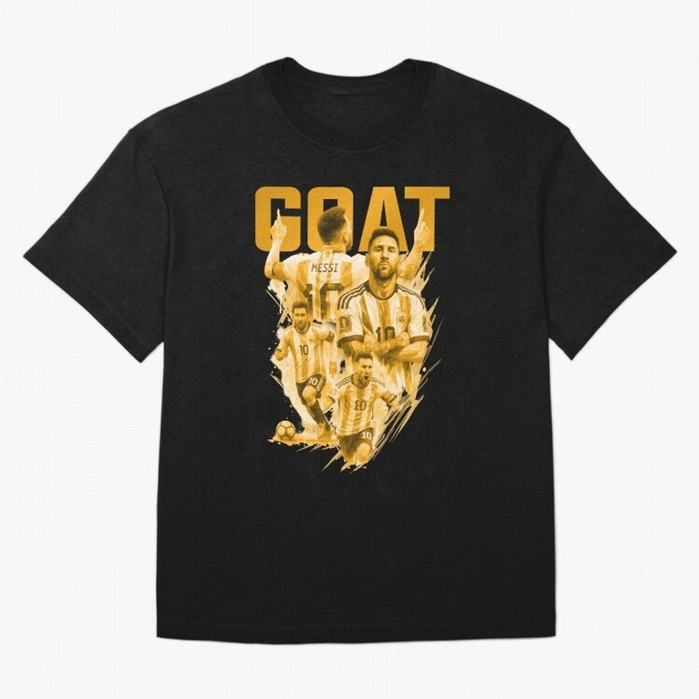 GOLD GOAT Lionel Messi watercolor illustration T-Shirt Join FIFA World Cup 2026 For Fans Of CR7 And Portugal Fan Jersey, Adidas Soccer Tee, Portugal Supporter Shirt, Nike Football Fan Shirt, CR7 Jordan Supporter Top, Pedri Germany Trophy Race