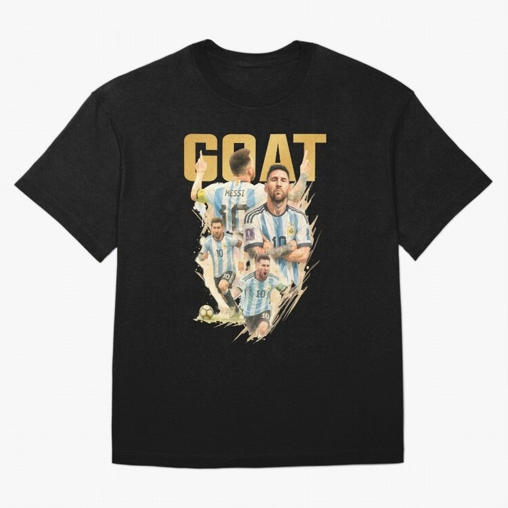 GOAT Lionel Messi watercolor illustration T-Shirt Turn Up For The FIFA World Cup 2026 Group Stage Journey Jersey, Adidas Football Tee, Messi Netherlands Fans, Nike Soccer Shirt, Jordan Match Day Top, Salah Croatia Stadium Chant