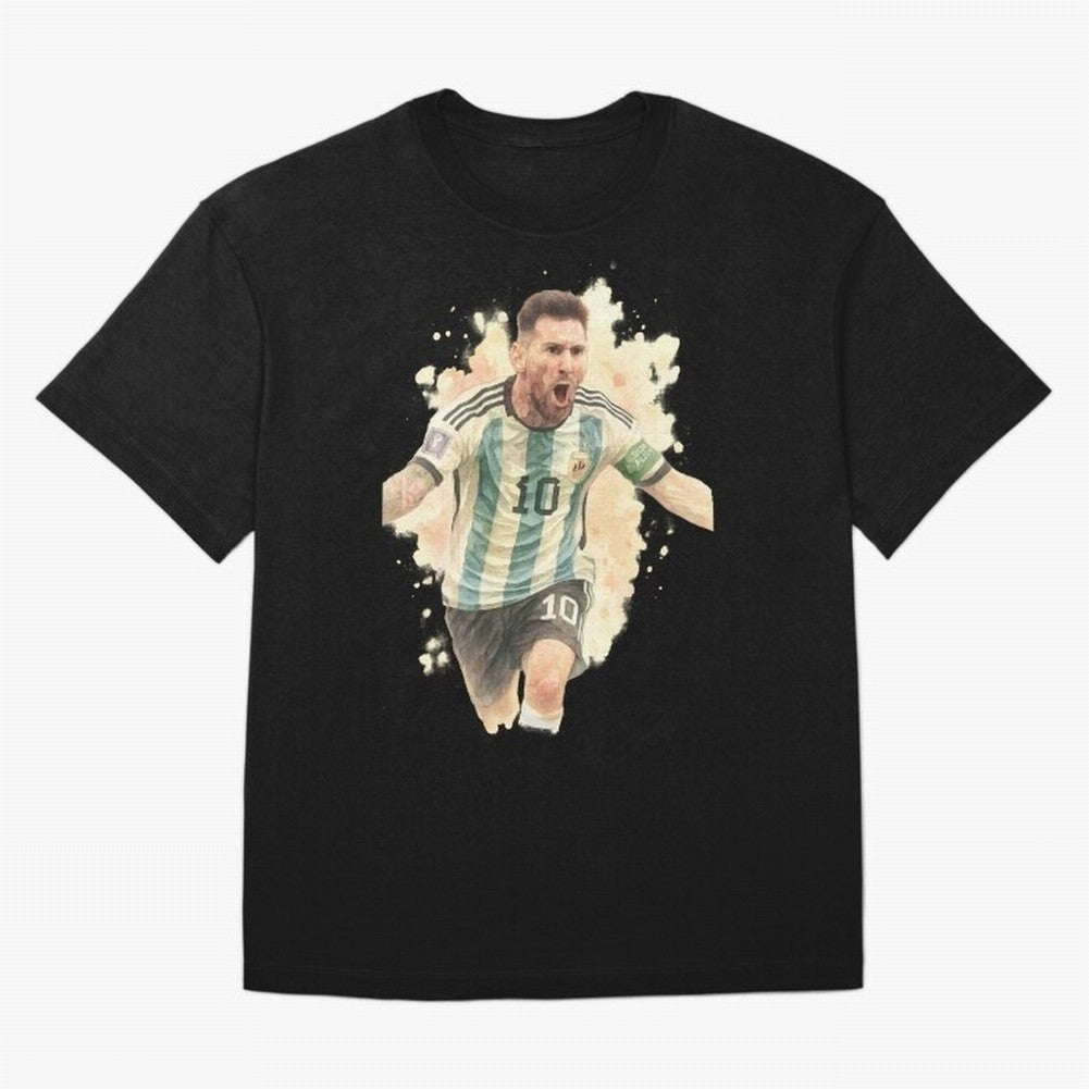 Goaaal Lionel Messi watercolor illustration Classic T-Shirt FIFA World Cup 2026 Ecuador Kane Fan Jersey, Jordan Football Tee, Spain Supporter Shirt, Adidas Fan Shirt, Messi Nike Supporter Top, Messi Colombia Fan Club