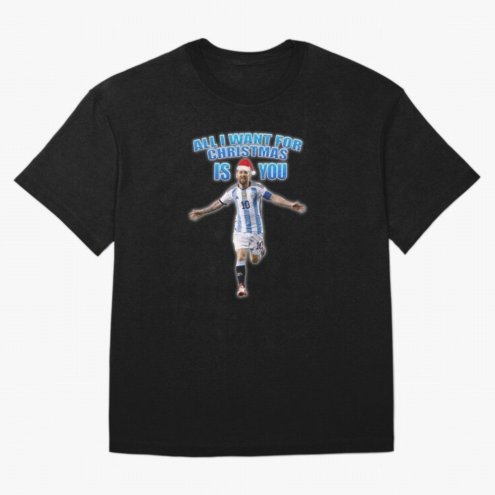 Lionel Messi Christmas Santa Claus Football Gift T-Shirt France Cristiano Ronaldo World Cup 2026 Jersey, Adidas Soccer Tee, Trophy Race, Nike Football Fan Shirt, Jordan Supporter Top, Pedri Switzerland Trophy Race