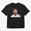 Lionel Messi smiling T-Shirt Neymar Portugal Football Jersey, Jordan Football Tee, World Cup 2026, Adidas Fan Shirt, Nike Supporter Top, Foden Norway Knockout Round