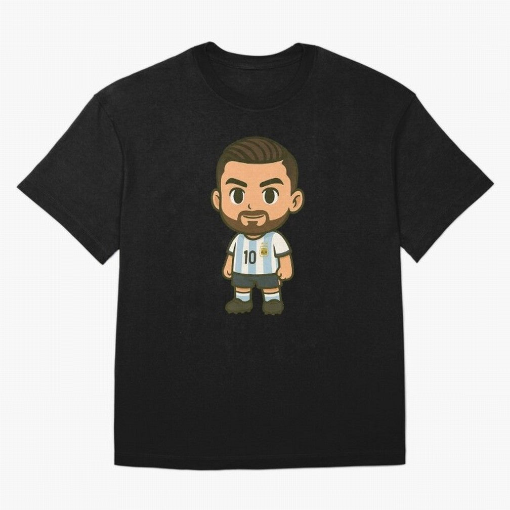 Lionel Messi Cartoon Art Argentina Classic T-Shirt Portugal Cristiano Ronaldo World Cup 2026 Jersey, Adidas Soccer Tee, Match Day, Nike Football Fan Shirt, Jordan Supporter Top, Haaland Switzerland Supporter Night