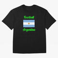 Argentina Football Flag ¨C Albiceleste Soccer Supporter Classic T-Shirt Follow The Road To FIFA World Cup 2026 Spirit, Inspired, Nike Fan Jersey For Watch Party, Jordan Soccer Shirt For Messi Fans, Adidas Match Day Top, CR7 Argentina Soccer Fans