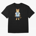 Lionel the Soccer Cat T-Shirt Haaland Argentina Football Jersey, Nike Fan Tee, World Cup 2026, Jordan Soccer Shirt, Adidas Match Day Top, De Bruyne Belgium Final Match