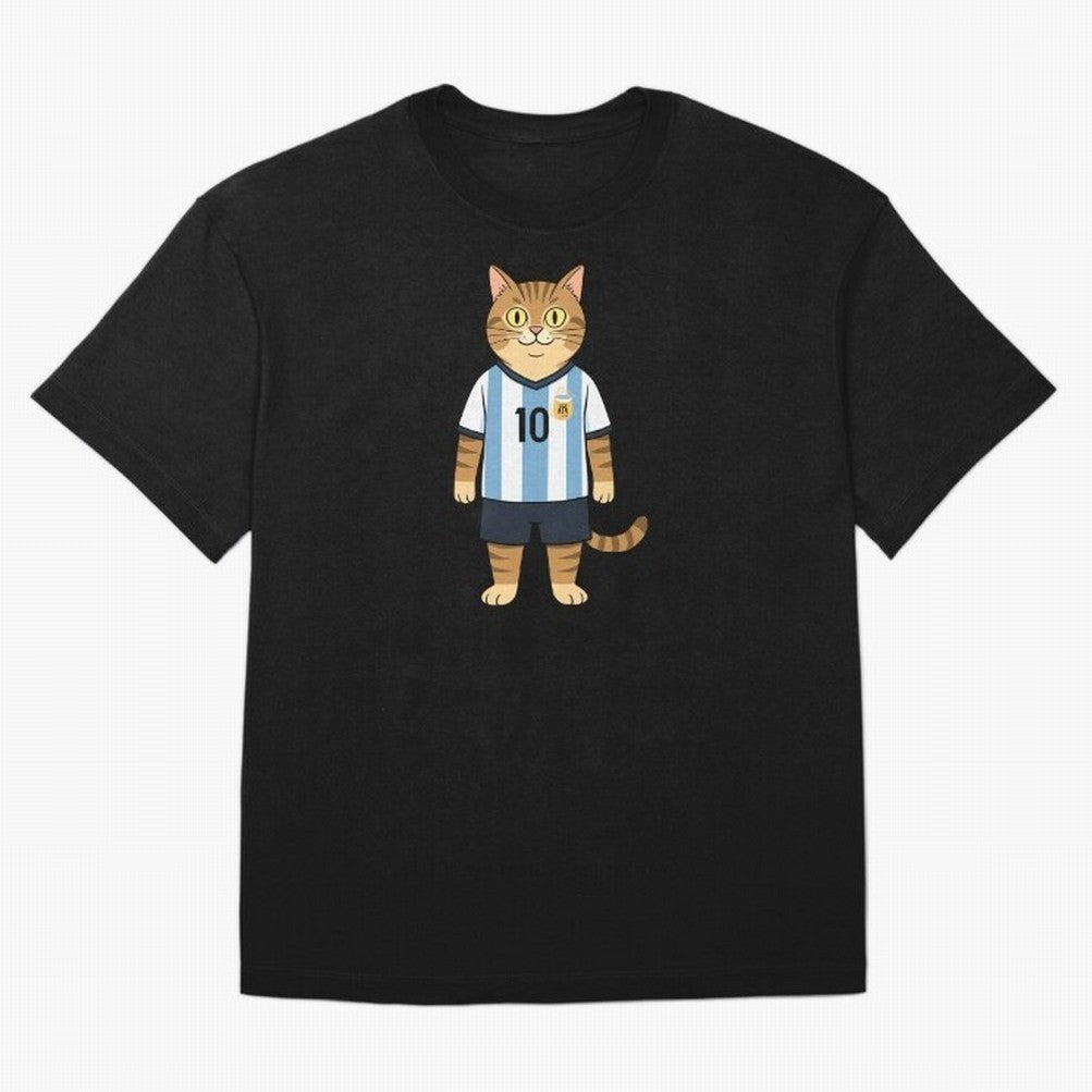 Lionel the Soccer Cat T-Shirt Haaland Argentina Football Jersey, Nike Fan Tee, World Cup 2026, Jordan Soccer Shirt, Adidas Match Day Top, De Bruyne Belgium Final Match