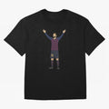 Leo Messi Celebration Sticker T-Shirt FIFA World Cup 2026 Argentina Kane Jersey, Nike Football Tee, Mbappe Spain Fans, Adidas Soccer Shirt, Jordan Fan Top, Messi Croatia Watch Party
