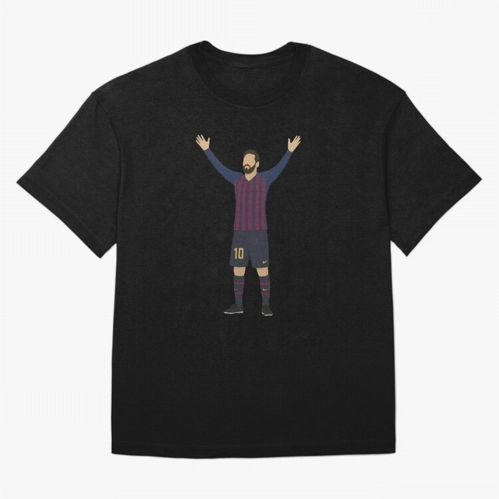 Leo Messi Celebration Sticker T-Shirt FIFA World Cup 2026 Argentina Kane Jersey, Nike Football Tee, Mbappe Spain Fans, Adidas Soccer Shirt, Jordan Fan Top, Messi Croatia Watch Party