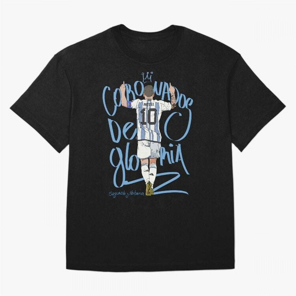 Messi, crowned with glory Active T-Shirt Mbappe France Football Jersey, Jordan Supporter Tee, World Cup 2026, Nike World Cup Shirt, Adidas Football Fan Top, Saka France Final Match