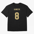 Iniesta Barcelona 8 Classic T-Shirt Argentina Neymar World Cup 2026 Jersey, Adidas Soccer Tee, Group Stage, Nike Football Fan Shirt, Jordan Supporter Top, Cristiano Ronaldo Morocco Trophy Race