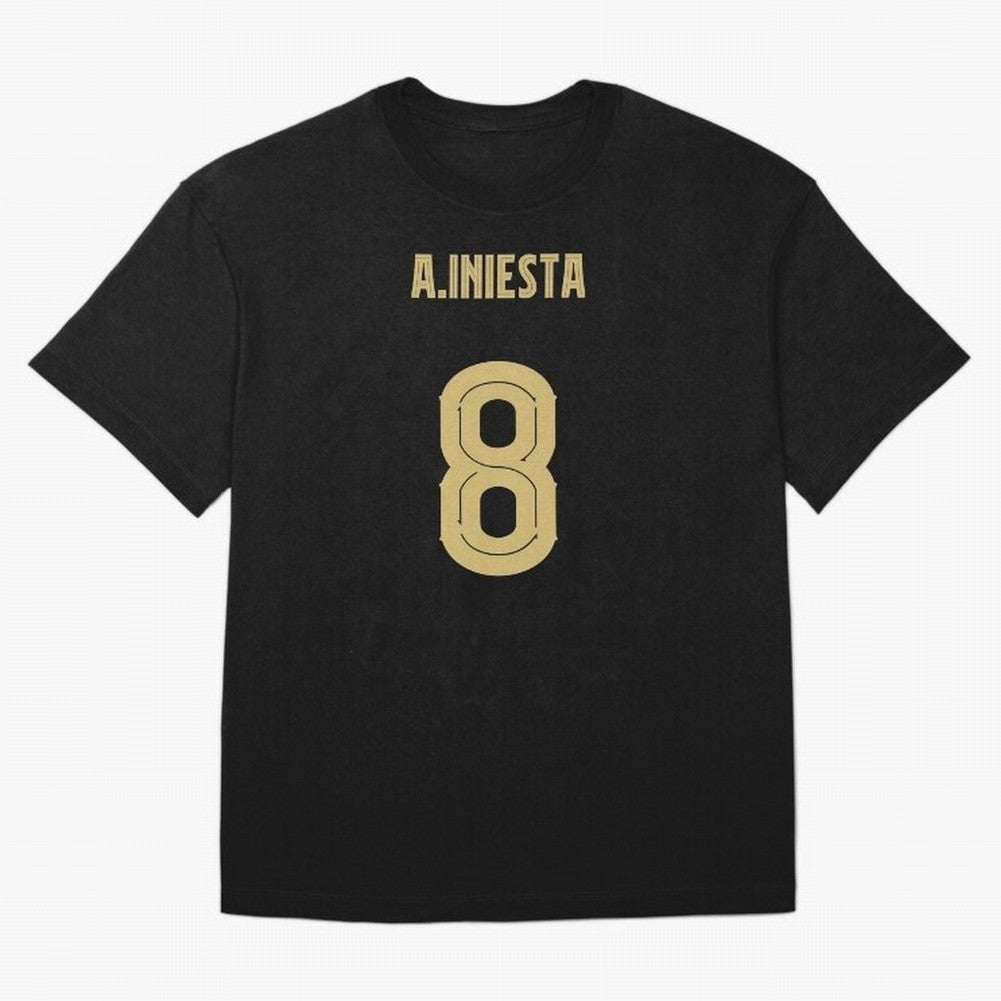 Iniesta Barcelona 8 Classic T-Shirt Argentina Neymar World Cup 2026 Jersey, Adidas Soccer Tee, Group Stage, Nike Football Fan Shirt, Jordan Supporter Top, Cristiano Ronaldo Morocco Trophy Race
