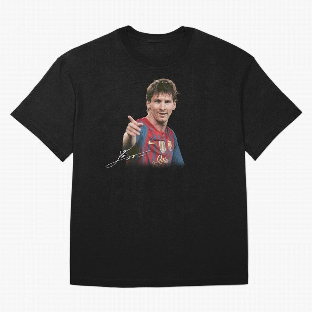 Messi T-Shirt ¡ª ¡°Young Messi¡± Premium T-Shirt Showcase FIFA World Cup 2026 For Fans Of Cristiano Jersey, Jordan Supporter Tee, Cristiano Ronaldo Brazil Fans, Nike World Cup Shirt, Adidas Football Fan Top, Haaland Croatia Soccer Fans