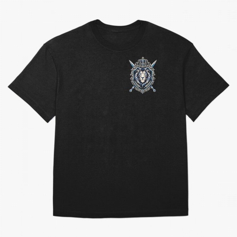 Majestic Lion Crest Emblem Premium T-Shirt Mbappe Argentina Football Jersey, Nike Match Day Shirt, World Cup 2026, Adidas Supporter Tee, Jordan Soccer Fan Top, Son Belgium Trophy Race