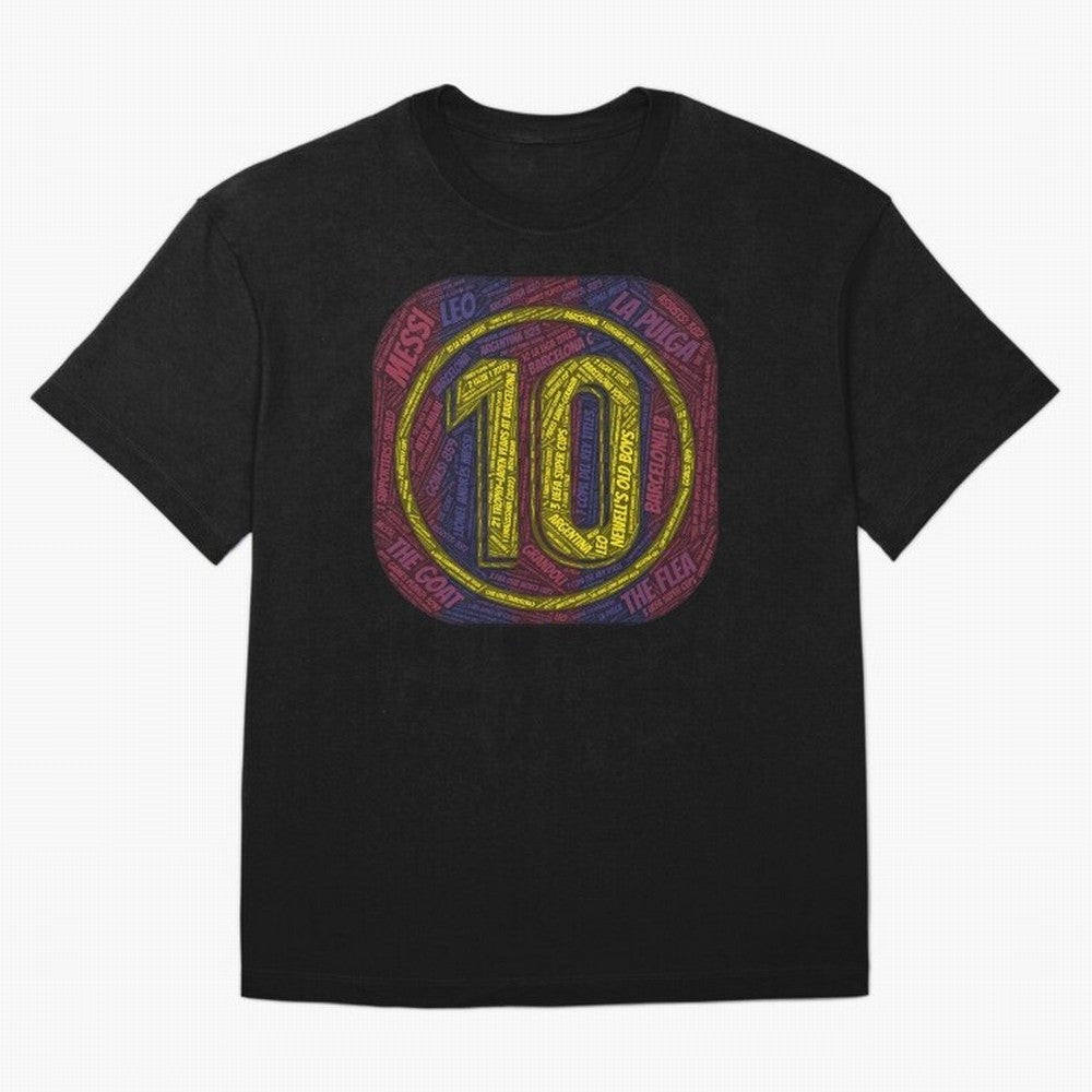 Lionel Messi #10 - The Icon Collection Premium T-Shirt Bring International Match Energy To FIFA World Cup 2026, Nike Football Jersey For Match Day, Adidas Soccer Shirt For Cristiano Ronaldo Fans, Jordan Fan Top, Griezmann Spain Watch Party