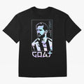 Lionel Messi Holographic Style Portrait art illustration Premium T-Shirt Argentina CR7 World Cup 2026 Jersey, Nike Match Day Shirt, Match Day, Adidas Supporter Tee, Jordan Soccer Fan Top, CR7 Netherlands Supporter Night