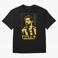 Lionel Messi Golden Style Portrait art illustration Premium T-Shirt FIFA World Cup 2026 Ecuador Messi Fan Jersey, Jordan Supporter Tee, France Supporter Shirt, Nike World Cup Shirt, Neymar Adidas Football Fan Top, Pedri Japan Goal Celebration