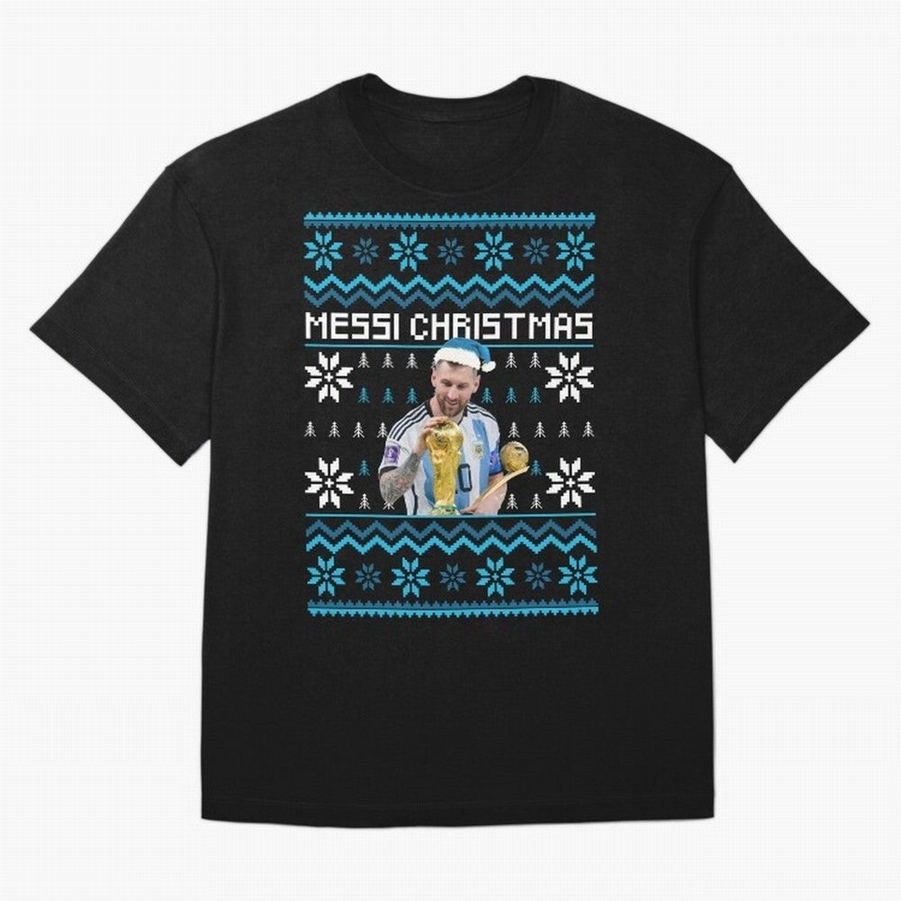 Leo Messi Christmas Ugly Sweater Design Classic T-Shirt FIFA World Cup 2026 Canada Bellingham, Jordan Supporter Jersey For Group Stage, Nike World Cup Shirt For Neymar Fans, Adidas Football Fan Top, Neymar Canada Final Match