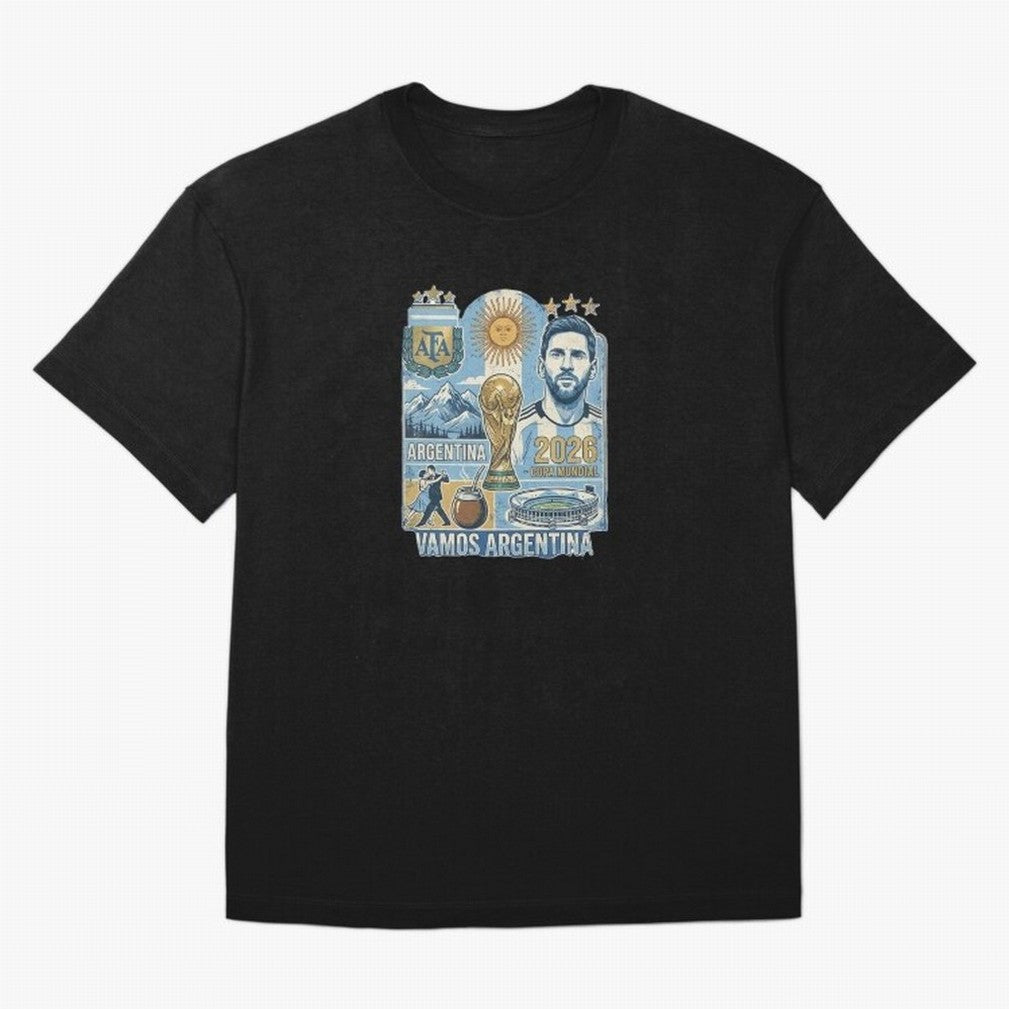 Argentina 2026 ¨C Copa Mundial Spirit Classic T-Shirt Show Your Tournament Heart For FIFA World Cup 2026 Group Fan Jersey, Nike Football Tee, Argentina Supporter Shirt, Adidas Soccer Shirt, Messi Jordan Fan Top, Son Japan Group Stage