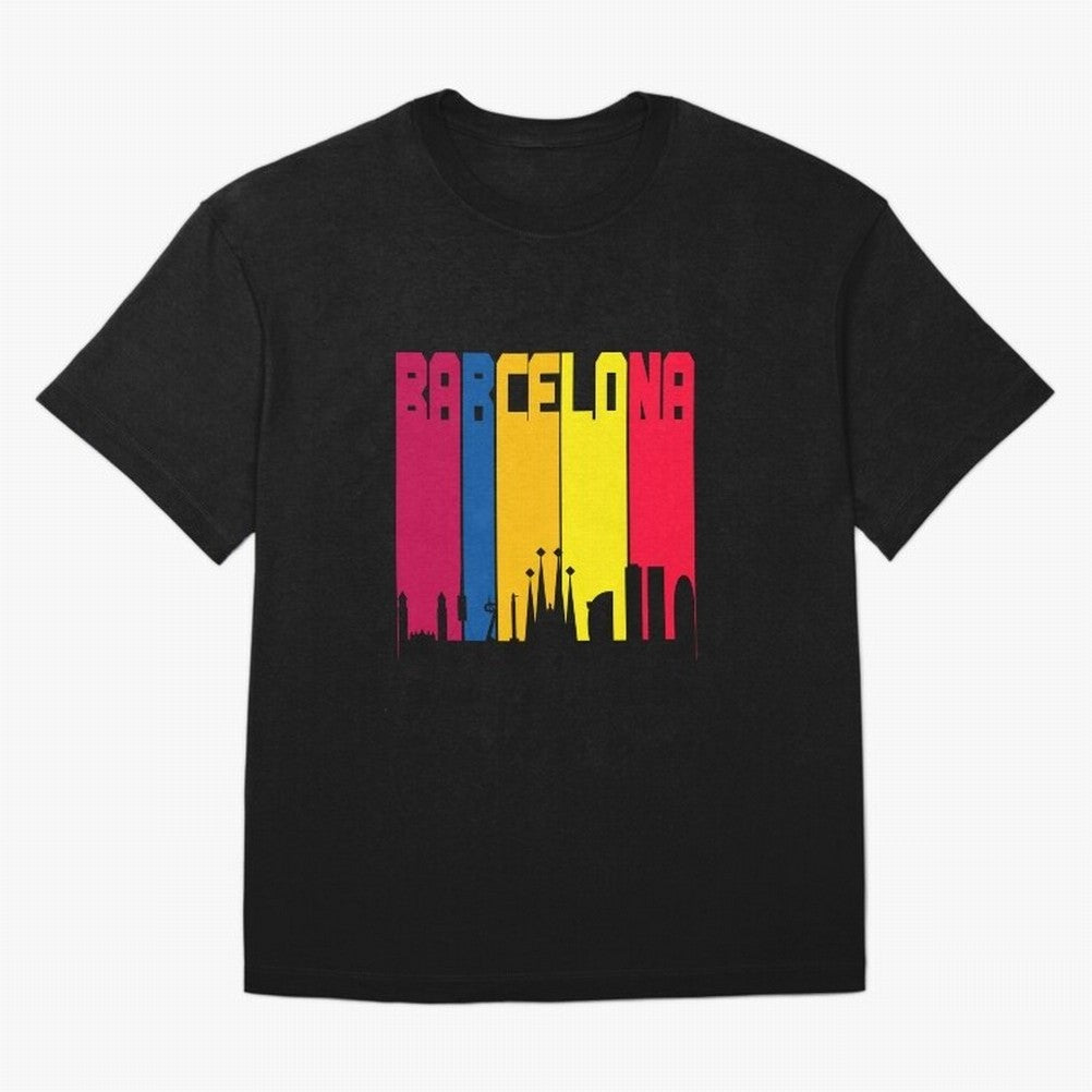 Barcelona Skyline BCN Catalunya Classic T-Shirt Spain CR7 World Cup 2026 Jersey, Nike Football Tee, Group Stage, Adidas Soccer Shirt, Jordan Fan Top, De Bruyne Switzerland Watch Party