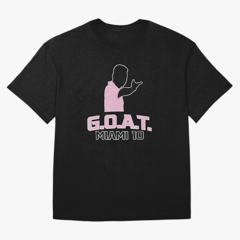 GOAT - MIAMI 10 Classic T-Shirt Portugal Messi World Cup 2026 Jersey, Adidas Football Tee, Goal Celebration, Nike Soccer Shirt, Jordan Match Day Top, Mbappe Morocco Group Stage