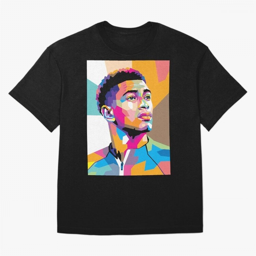 Jude Bellingham in WPAP Style Classic T-Shirt Argentina Cristiano Ronaldo World Cup 2026 Jersey, Nike Football Tee, Match Day, Adidas Soccer Shirt, Jordan Fan Top, Saka Portugal Watch Party