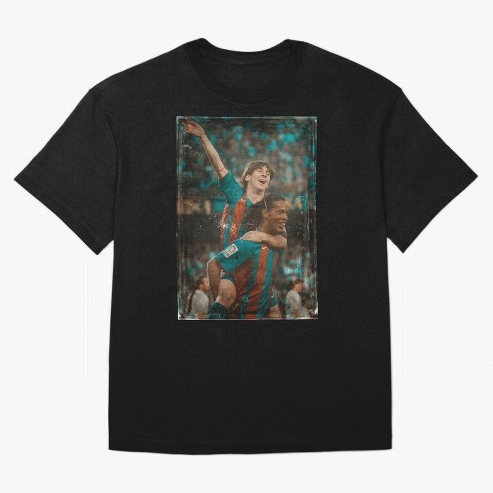Messi and Ronaldinho Celebration Classic T-Shirt FIFA World Cup 2026 Ecuador Messi Fan Jersey, Jordan Supporter Tee, Portugal Supporter Shirt, Nike World Cup Shirt, CR7 Adidas Football Fan Top, Pedri Sweden Goal Celebration