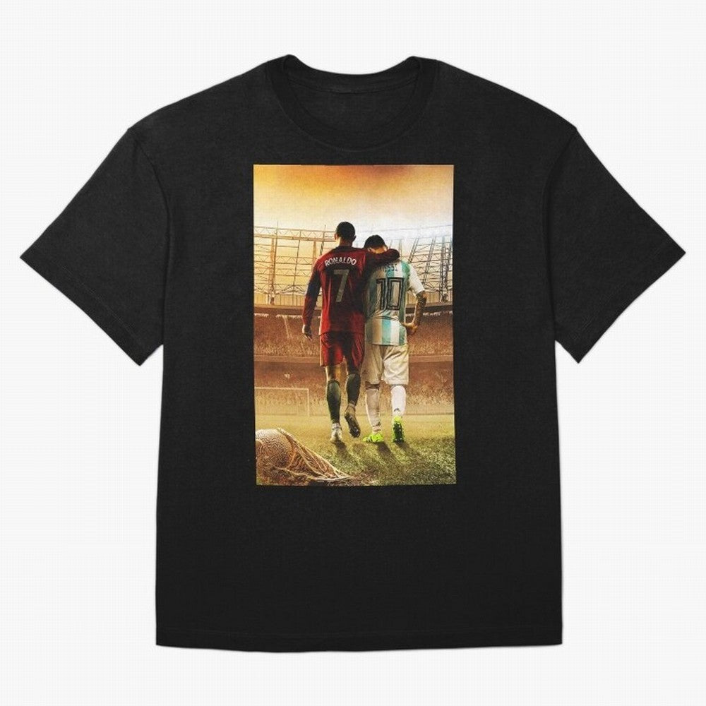 christian and messi Classic T-Shirt Celebrate The FIFA World Cup 2026 USA Canada Mexico, Nike Fan Jersey For Group Stage, Jordan Soccer Shirt For Mbappe Fans, Adidas Match Day Top, Cristiano Ronaldo Spain Goal Celebration
