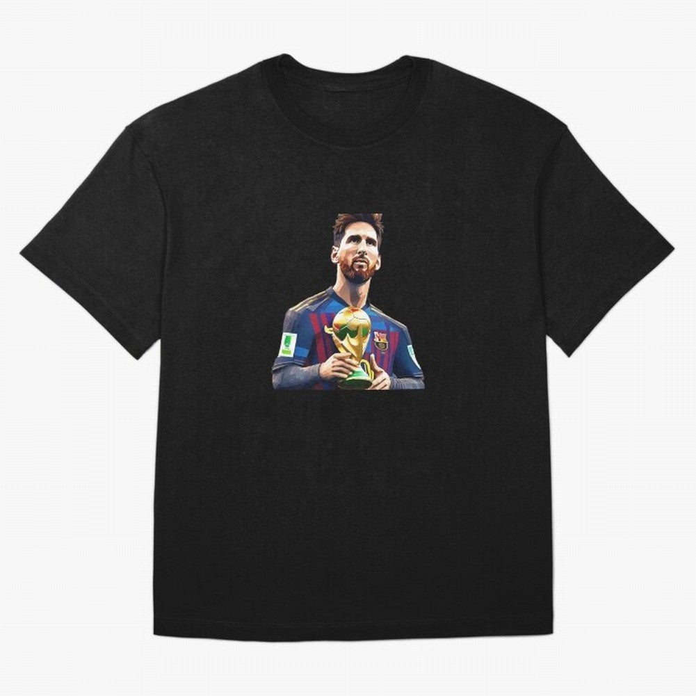 Messi World Cup with Barcelona Jersey Art Gift Classic T-Shirt England Haaland World Cup 2026 Jersey, Nike Fan Tee, Group Stage, Jordan Soccer Shirt, Adidas Match Day Top, Saka Switzerland Final Match