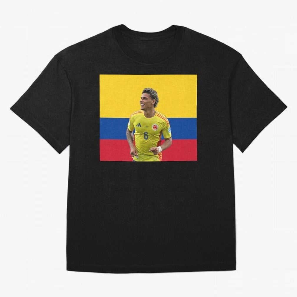 Richard Rios Colombian Flag T-Shirt Celebrate Classic Football Spirit In FIFA World Cup 2026, Adidas Match Day Jersey For Group Stage, Jordan Football Shirt For Haaland Fans, Nike Soccer Fan Top, Neymar Canada Fan Club