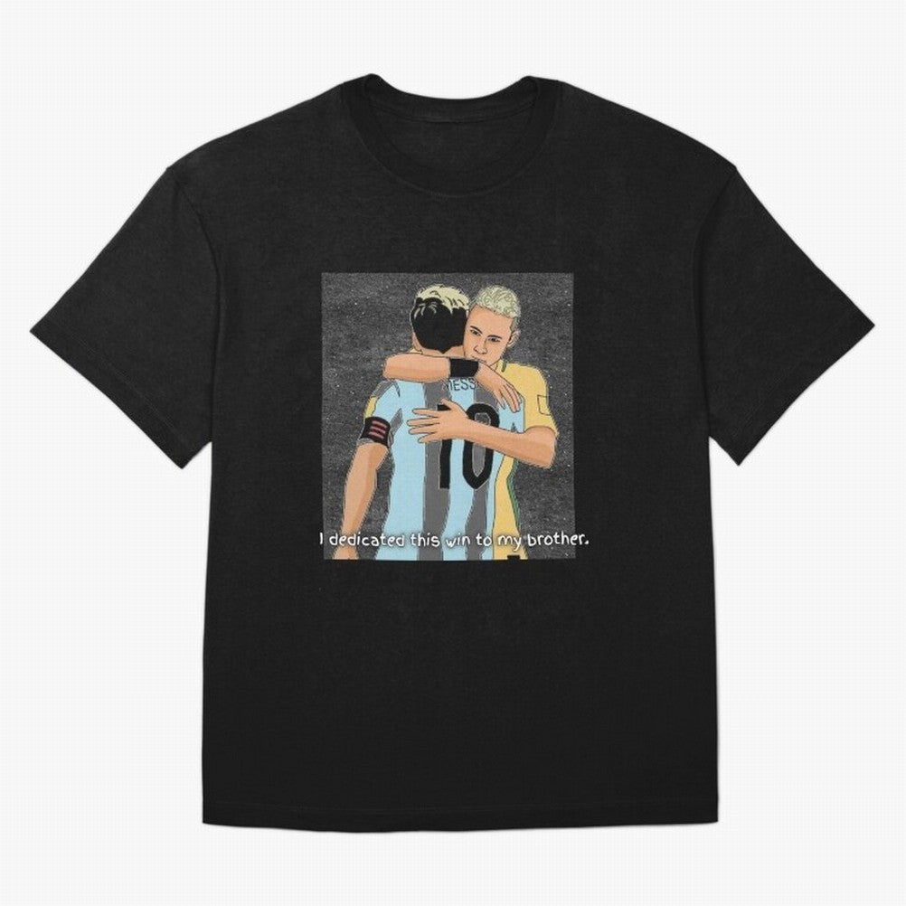 Messi and Neymar Classic T-Shirt Carry FIFA World Cup 2026 Filled With Cristiano Ronaldo Jersey, Jordan Football Tee, Cristiano Ronaldo Portugal Fans, Adidas Fan Shirt, Nike Supporter Top, CR7 Croatia Knockout Round