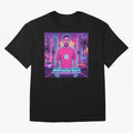 Inter Miami? Football Legend Messi Cyberpunk Retro Futurist Design (Version 3) Classic T-Shirt FIFA World Cup 2026 Canada Neymar, Adidas Football Jersey For Match Day, Nike Soccer Shirt For Messi Fans, Jordan Match Day Top, Son Ecuador Group Stage