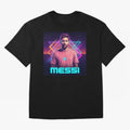Inter Miami? Football Legend Messi Cyberpunk Retro Futurist Design (Version 5) Classic T-Shirt Make The Season About FIFA World Cup 2026 Spirit Fan Jersey, Nike Match Day Shirt, Portugal Supporter Shirt, Adidas Supporter Tee, Messi Jordan Soccer