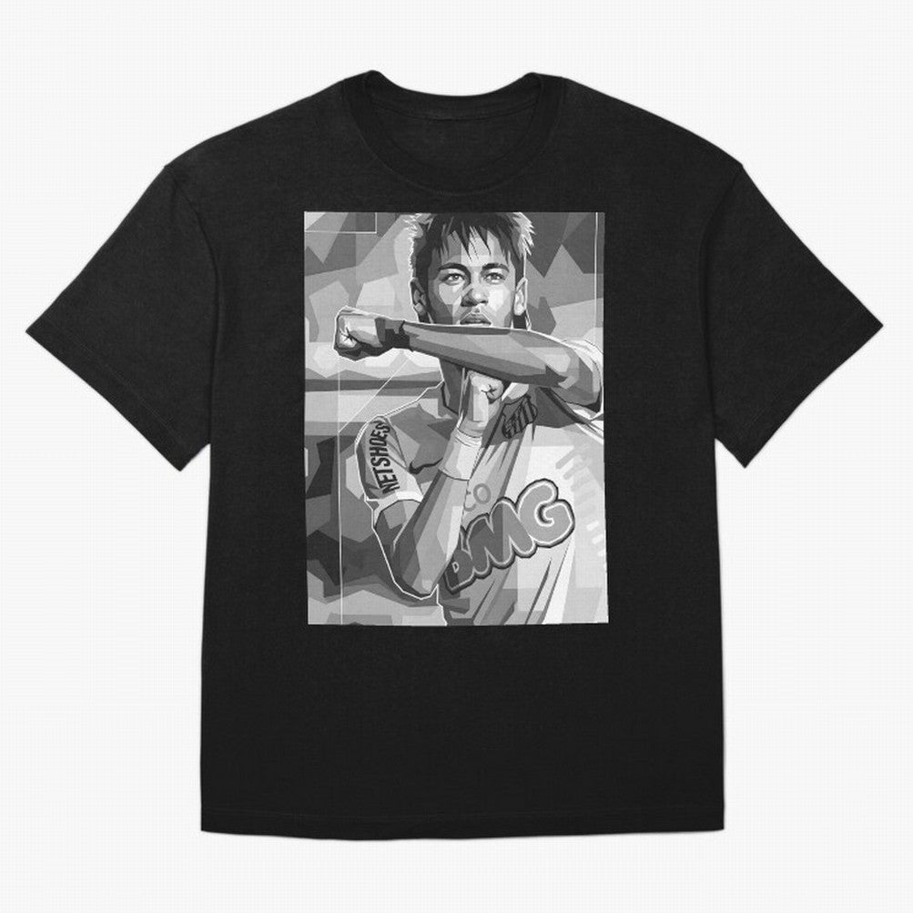 Neymar Grayscale Classic T-Shirt FIFA World Cup 2026 Ecuador Bellingham Fan Jersey, Jordan Football Tee, Spain Supporter Shirt, Adidas Fan Shirt, Mbappe Nike Supporter Top, Rodri Brazil Knockout Round