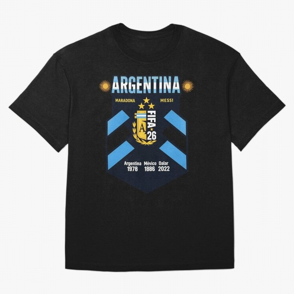 Argentina Football Champions Legacy Badge Design Active T-Shirt Celebrate FIFA World Cup 2026 For Fans Of Messi And Jersey, Adidas Soccer Tee, Messi England Fans, Nike Football Fan Shirt, Jordan Supporter Top, De Bruyne Australia Match Day