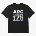 Argentina Football World Cup 2026 - Vintage Arg 26 Flag Design Essential T-Shirt Celebrate Fan Favorites In FIFA World Cup 2026 Group, Nike Fan Jersey For Group Stage, Jordan Soccer Shirt For Messi Fans, Adidas Match Day Top, Modric Argentina