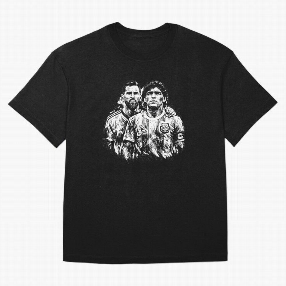 Messi & Maradona ¨C Eternal Legacy Classic T-Shirt Bring Supporter Culture To FIFA World Cup 2026 Spirit, Nike Match Day Jersey For Supporter Night, Adidas Supporter Tee For Messi Fans, Jordan Soccer Fan Top, Neymar Spain Match Day