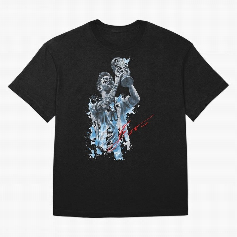 Leo Messi design Essential T-Shirt FIFA World Cup 2026 Canada Kane, Adidas Match Day Jersey For Knockout Round, Jordan Football Shirt For Messi Fans, Nike Soccer Fan Top, Messi Spain Fan Club