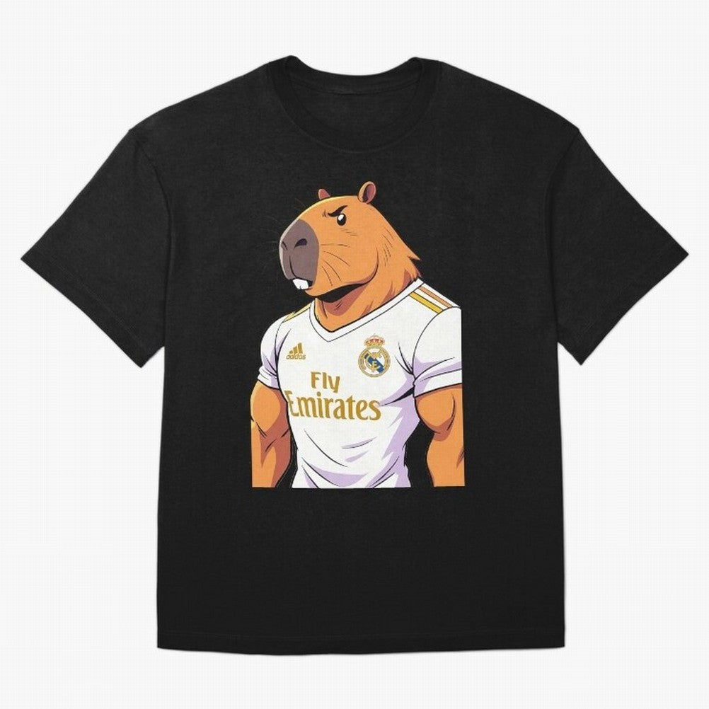 Real Madrid capybara elegant Classic T-Shirt FIFA World Cup 2026 Ecuador De Bruyne Fan Jersey, Adidas Football Tee, Argentina Supporter Shirt, Nike Soccer Shirt, Neymar Jordan Match Day Top, Griezmann Sweden Watch Party